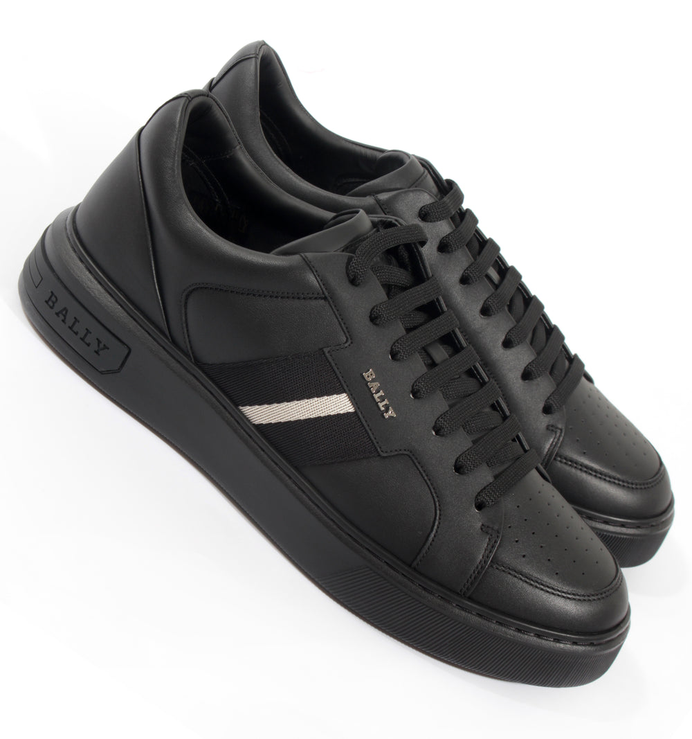 Moony Sneaker - Black Calf Plain