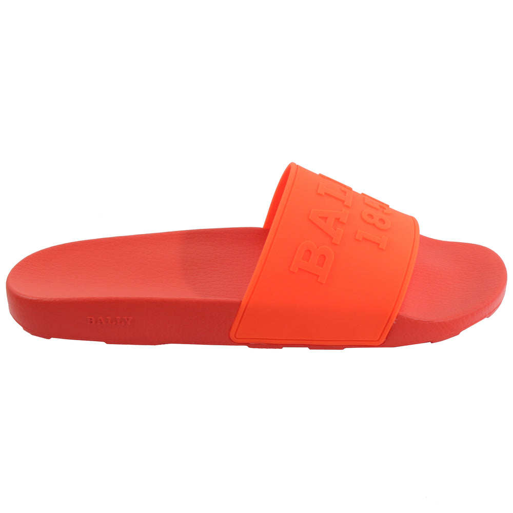 Bally Slaim Rubber Slides in orange – view 1 of 3