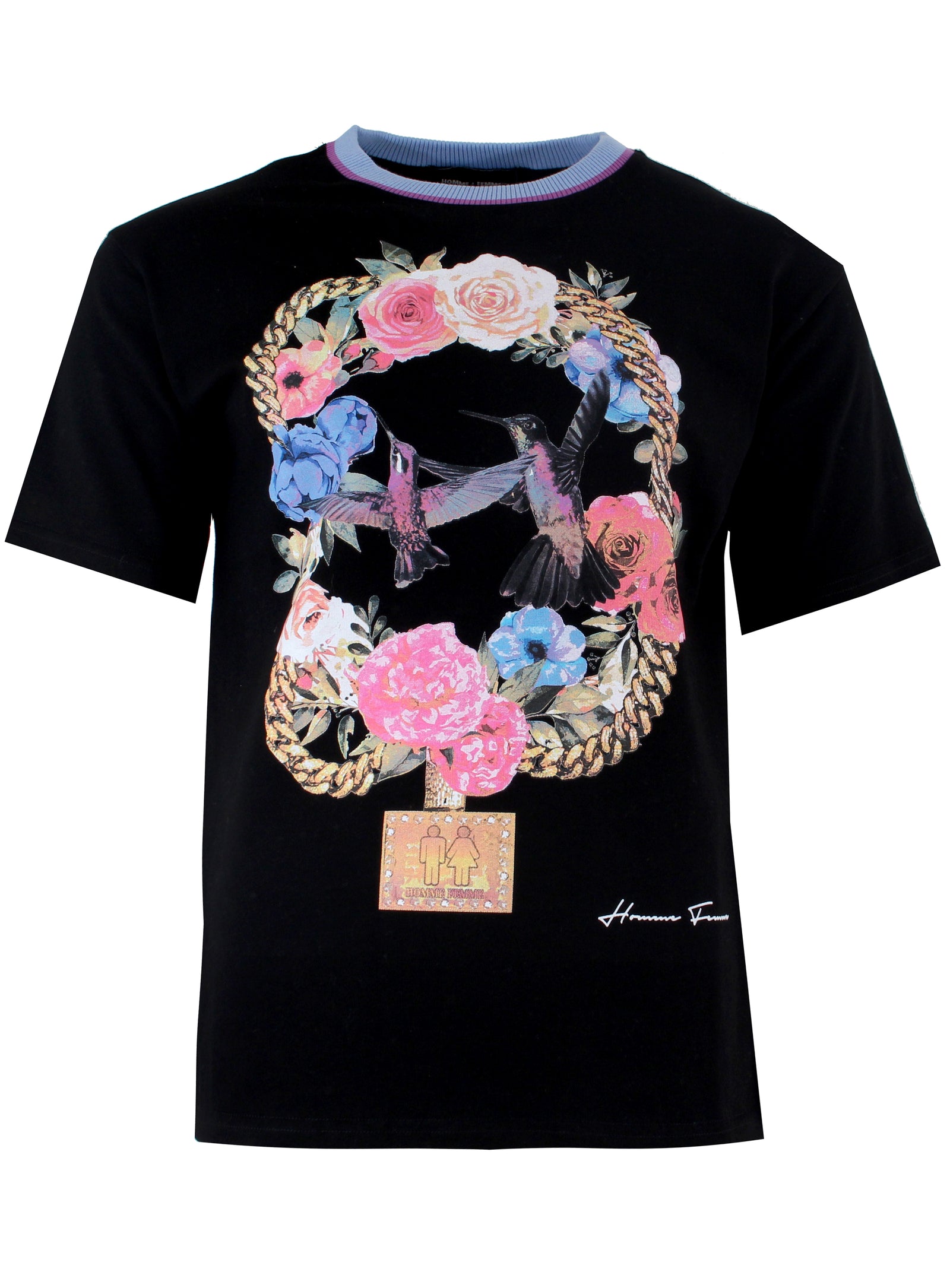 Paradise Chain Tee - Black