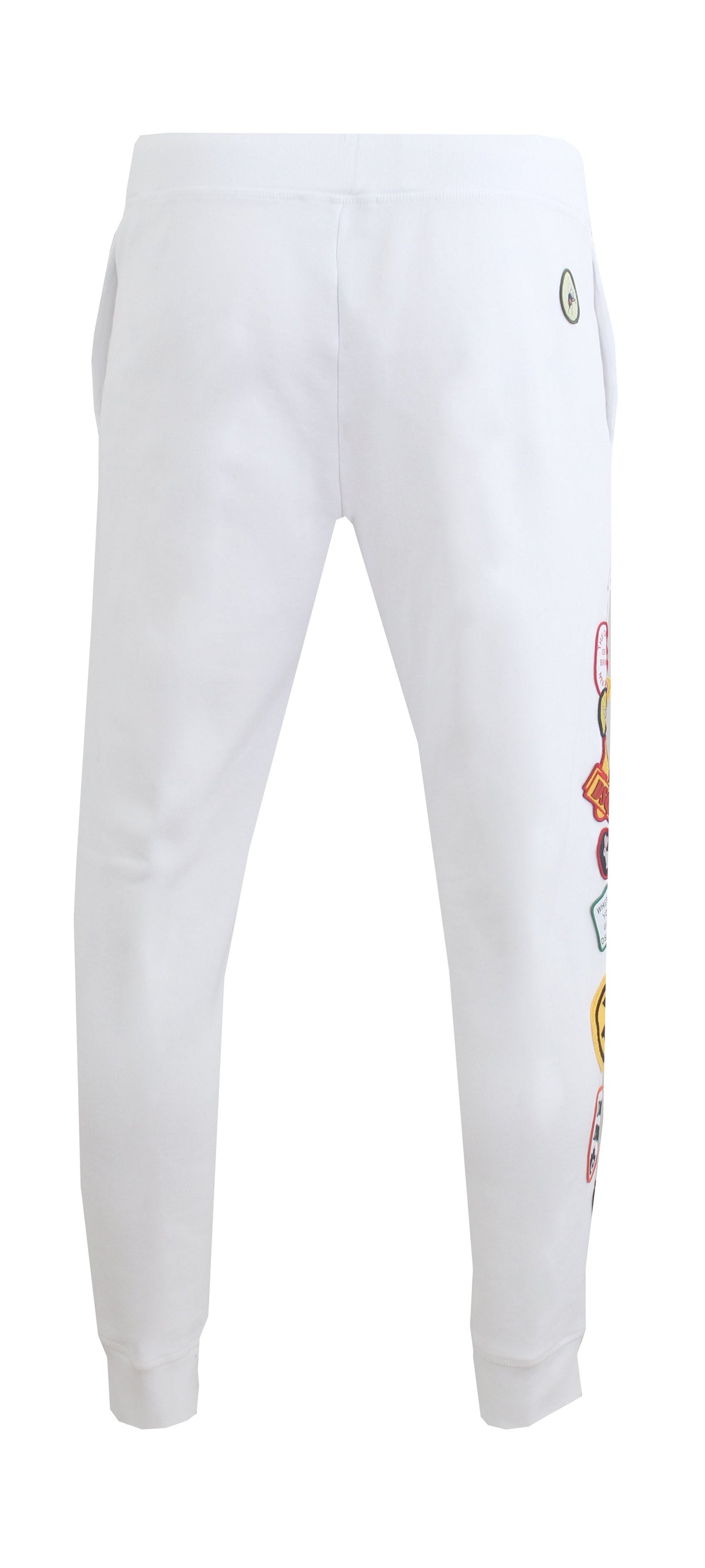 Icon Patch Sweatpants - White