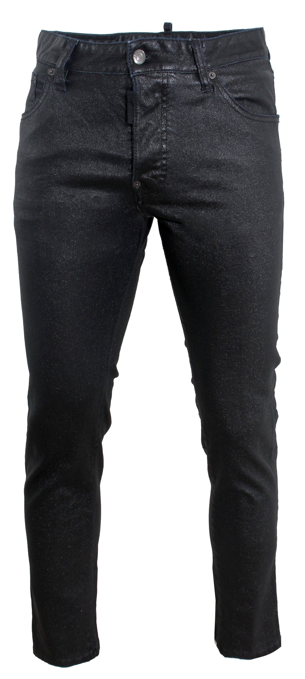 Dsquared2 Wax Coat Sexy Mercury Jeans in black – view 1 of 4