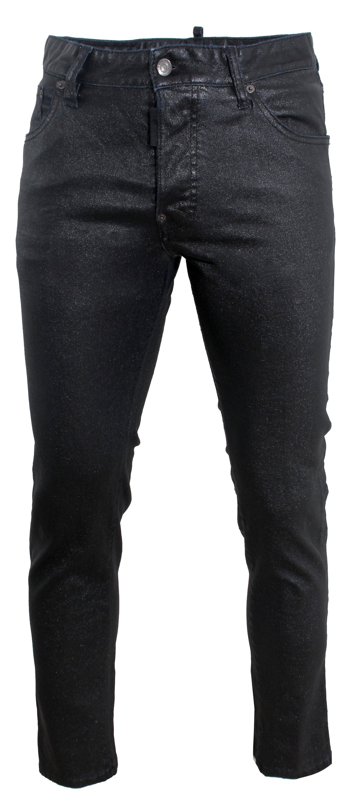 Wax Coat Sexy Mercury Jeans - Black