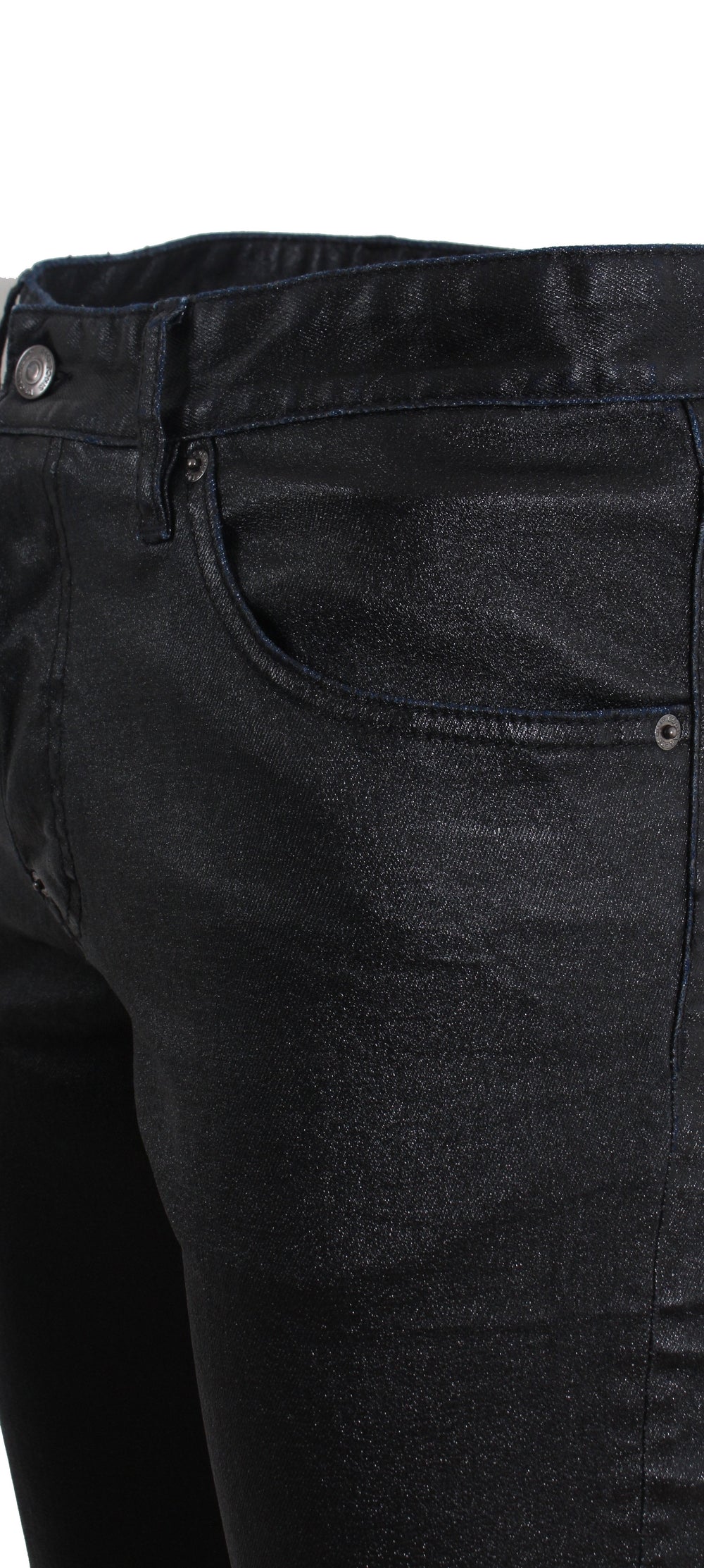 Dsquared2 Wax Coat Sexy Mercury Jeans in black – view 2 of 4