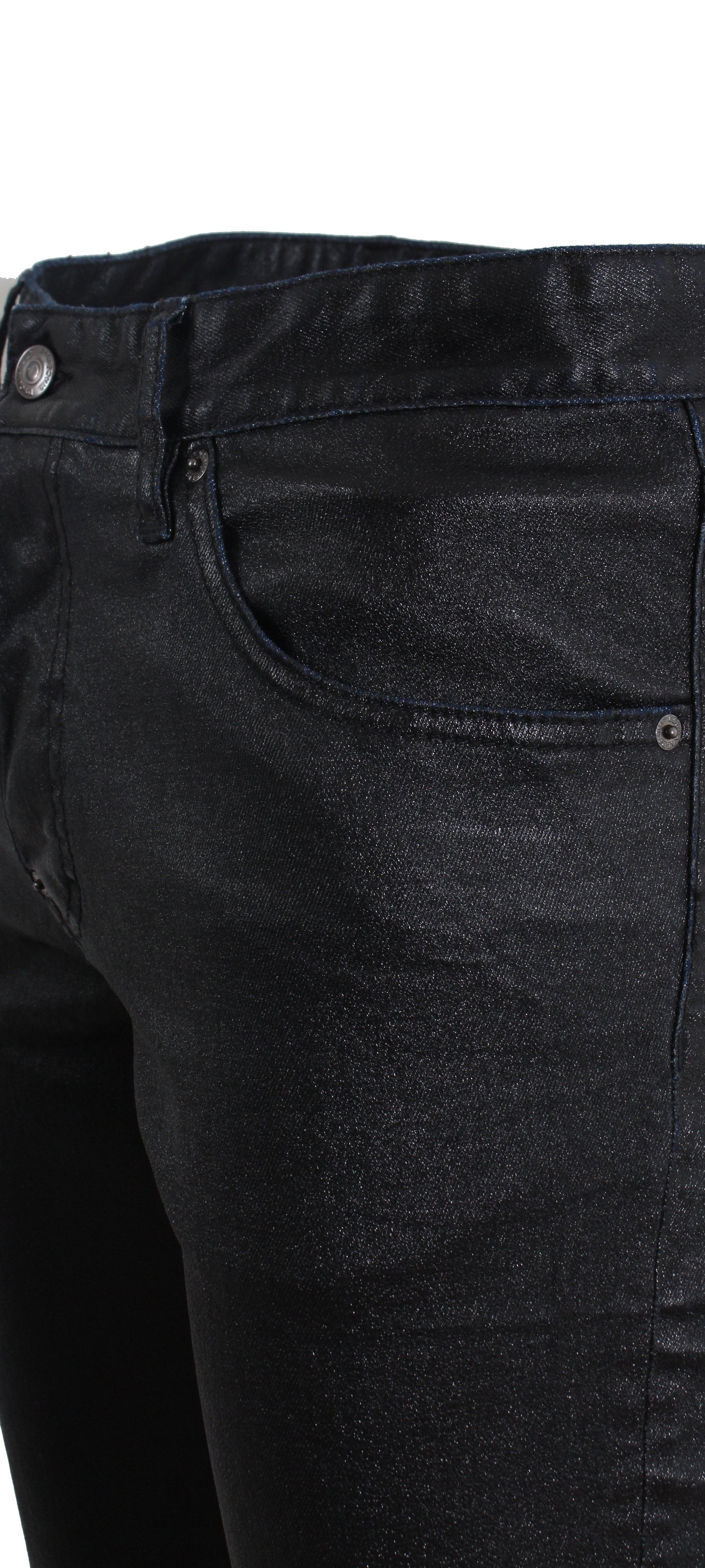Dsquared2 Wax Coat Sexy Mercury Jeans in black – view 2 of 4