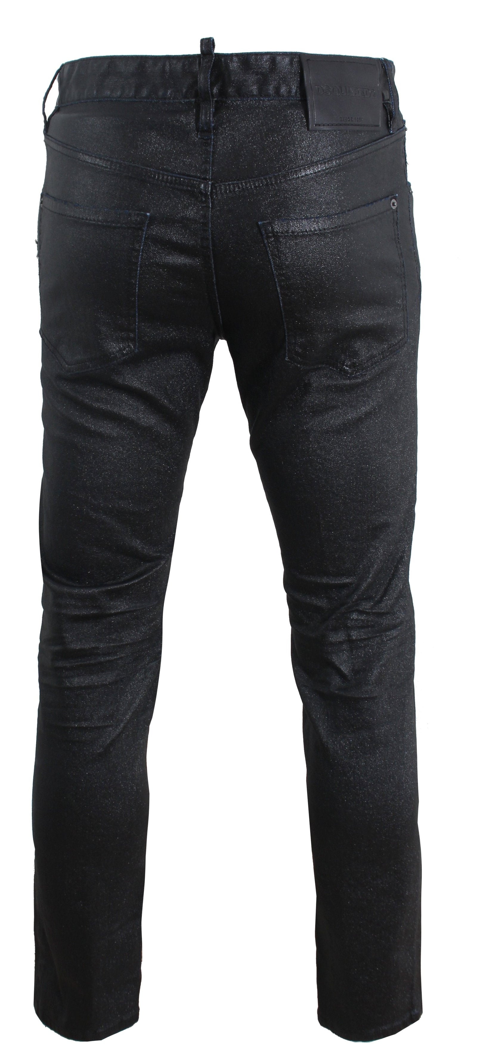 Dsquared2 Wax Coat Sexy Mercury Jeans in black – view 3 of 4