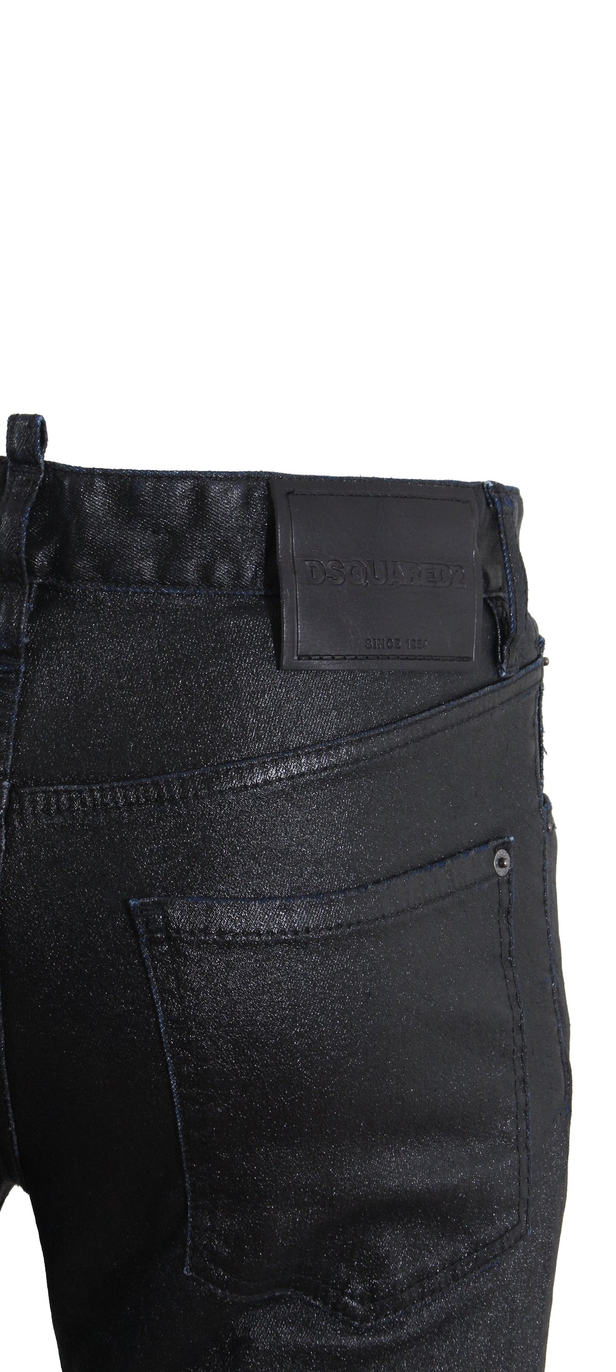 Wax Coat Sexy Mercury Jeans - Black