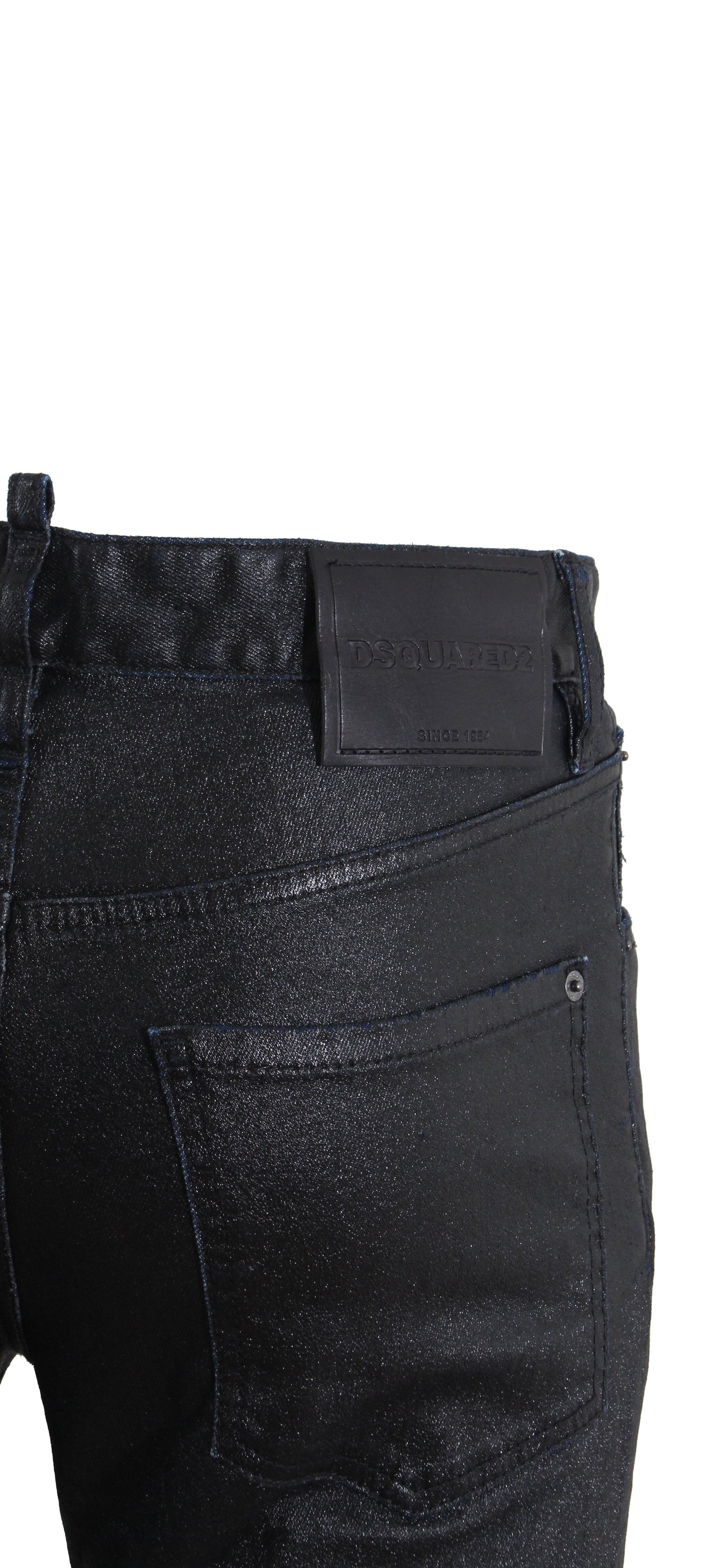 Dsquared2 Wax Coat Sexy Mercury Jeans in black – view 4 of 4
