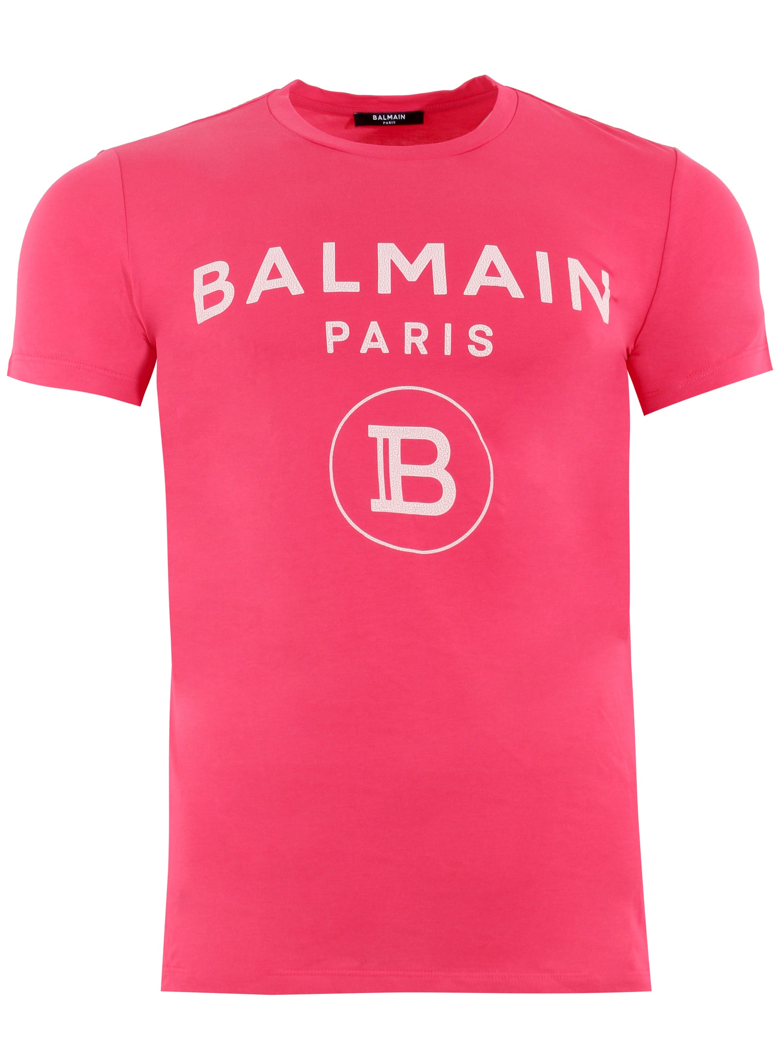 Balmain Cracked T-shirt - Fuchsia