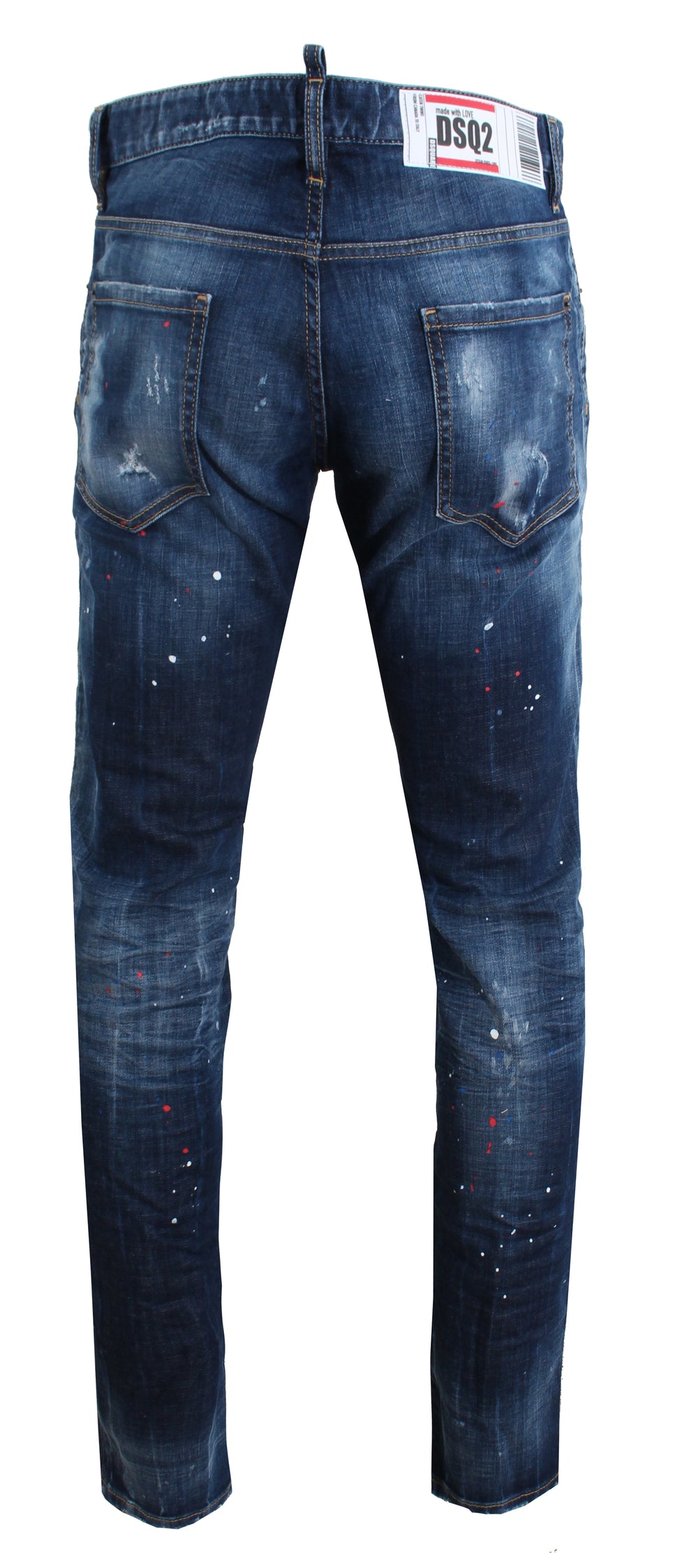 DSQUARED2 Paint Splatter Cool Guy Jeans in blue – view 3 of 3