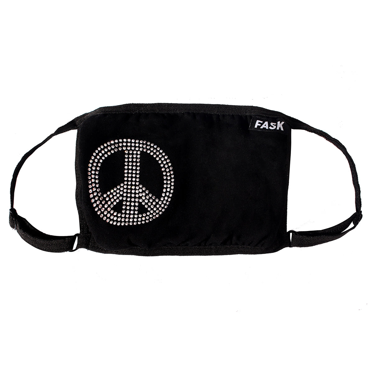 FASK Peace Cotton 2.0 Stoned Mask with Interchangeable Filter and Adjustable Size Strap