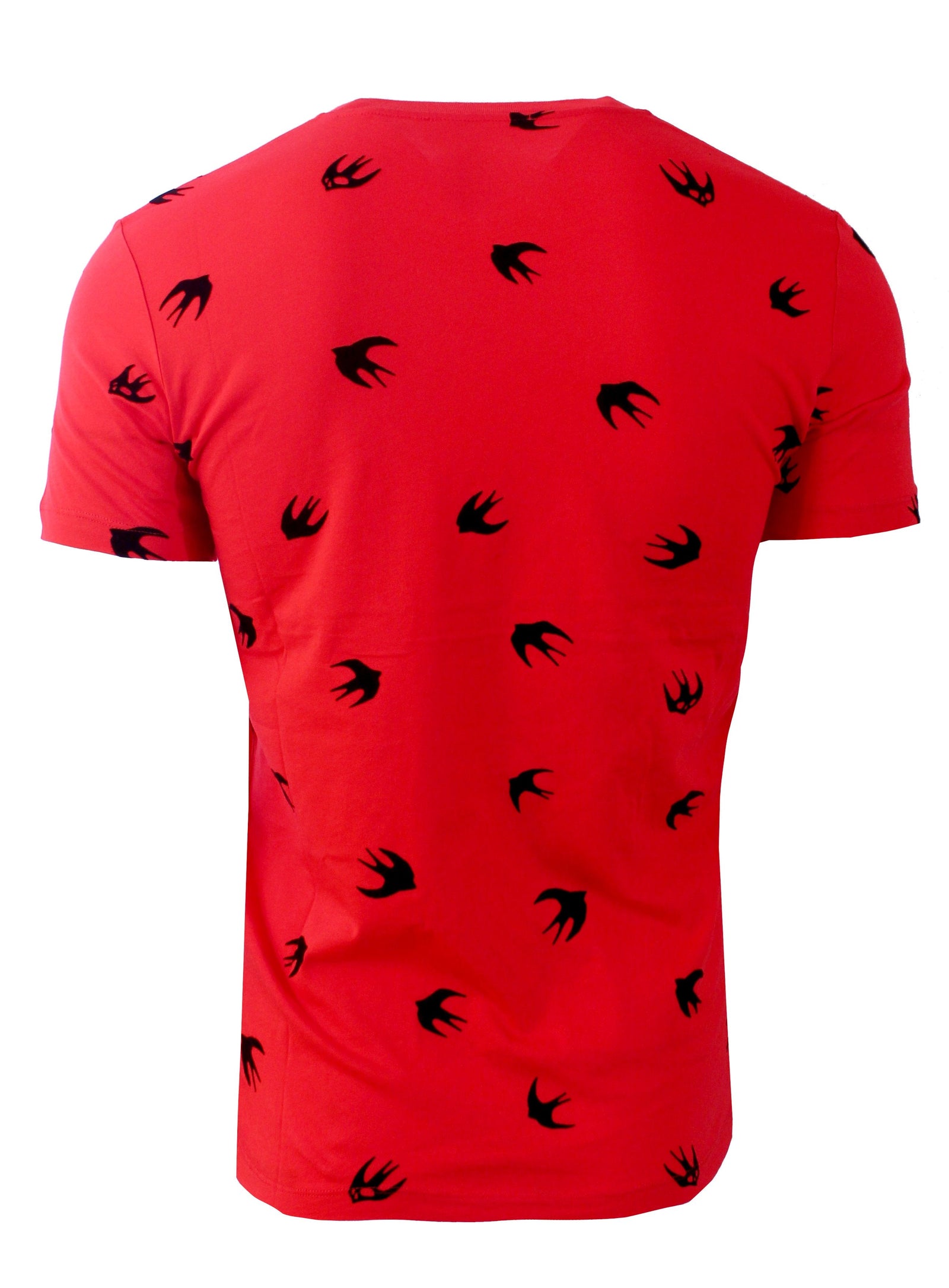 MCQ Men's Red Swallow Tee Shirt