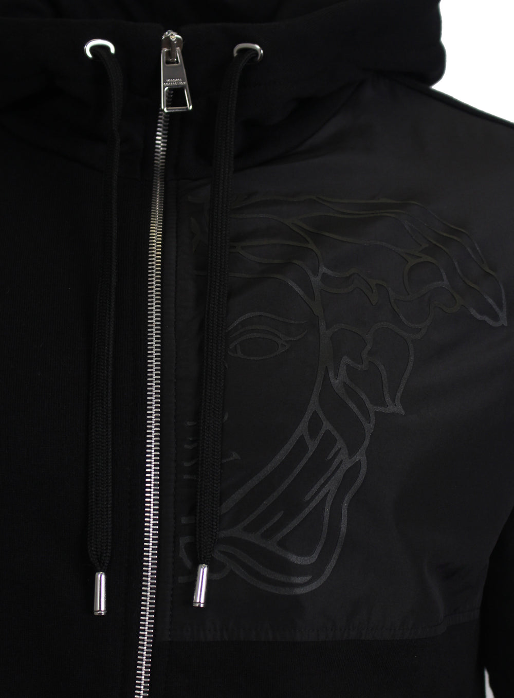 Versace Jeans men's zip-up track jacket in black — alternate view 2