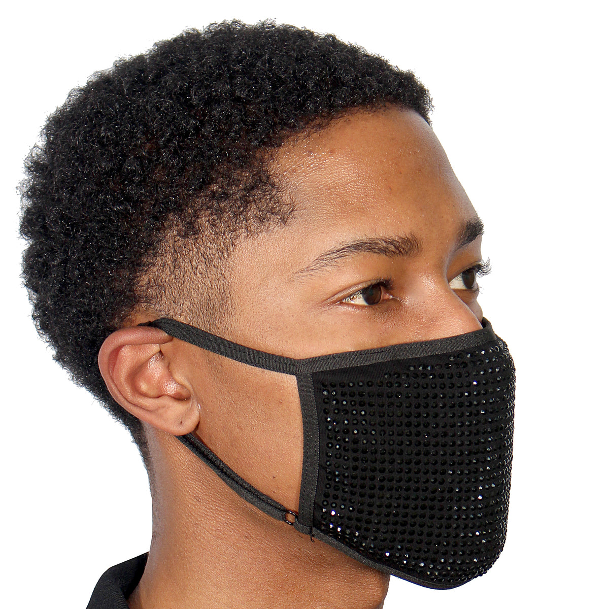 FASK Full Stoned Cotton 2.0 Stoned Mask with Interchangeable Filter and Adjustable Size Strap