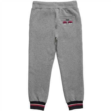 Fendi Baby Girl Sweatpants (Grey)