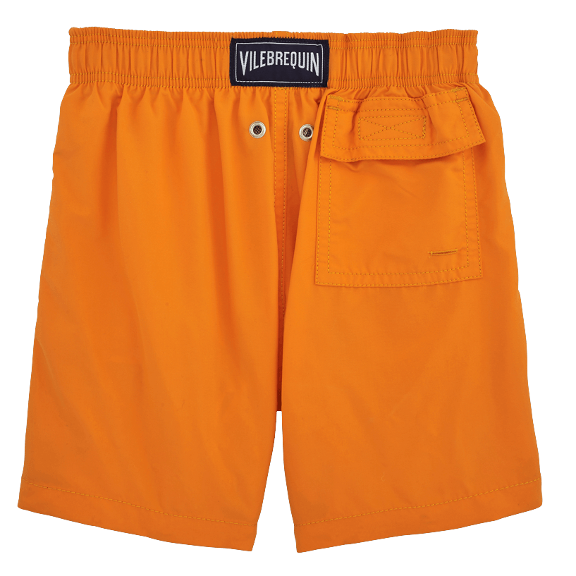 Vilebrequin Jim Water Reactive Danse du Feu Swim Shorts in orange – view 2 of 2