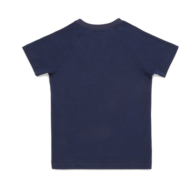 FENDI KIDS Tシャツ　ネイビー サイズ24M Fendi | Boy SS 3D Logo - PureAtlanta.com