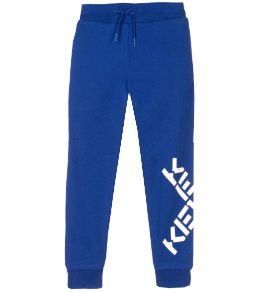 Kids Kenzo Jogging Bottoms - Blue