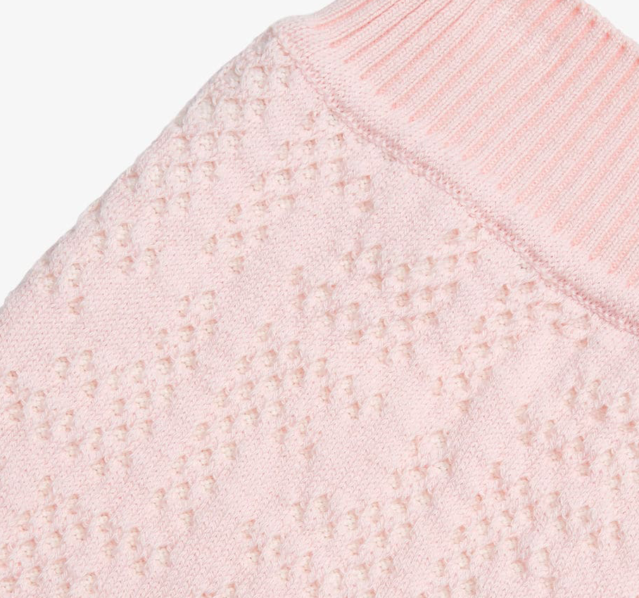 GIRL KNITTED SKIRT W| FF ALLOVER PATTERN - PINK