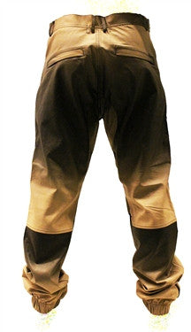 Kite Ombre Leatherette and Fleece Pants - Beige