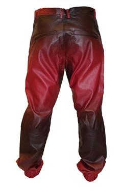 Kite Ombre Leatherette and Fleece Pants - Red