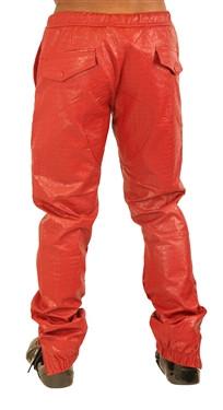 Kite Croc Trainers Leather Pants in red – view 3 of 3