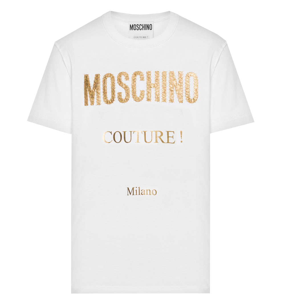 Moschino Couture Logo Tee - White