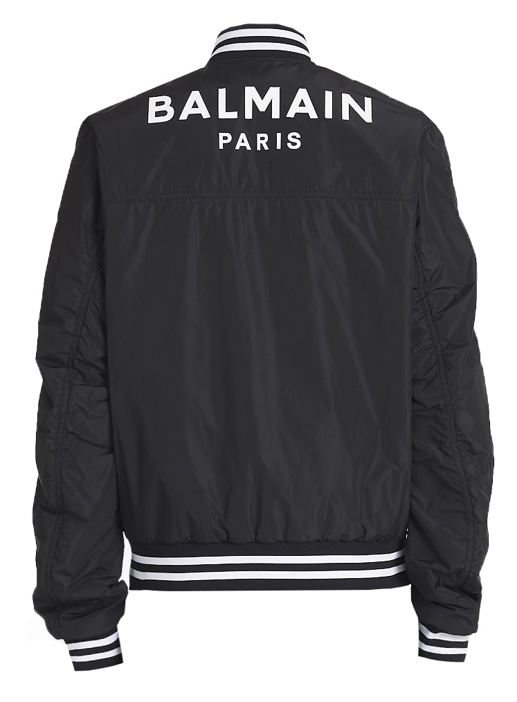 Balmain Nylon Jacket-Black - PureAtlanta.com