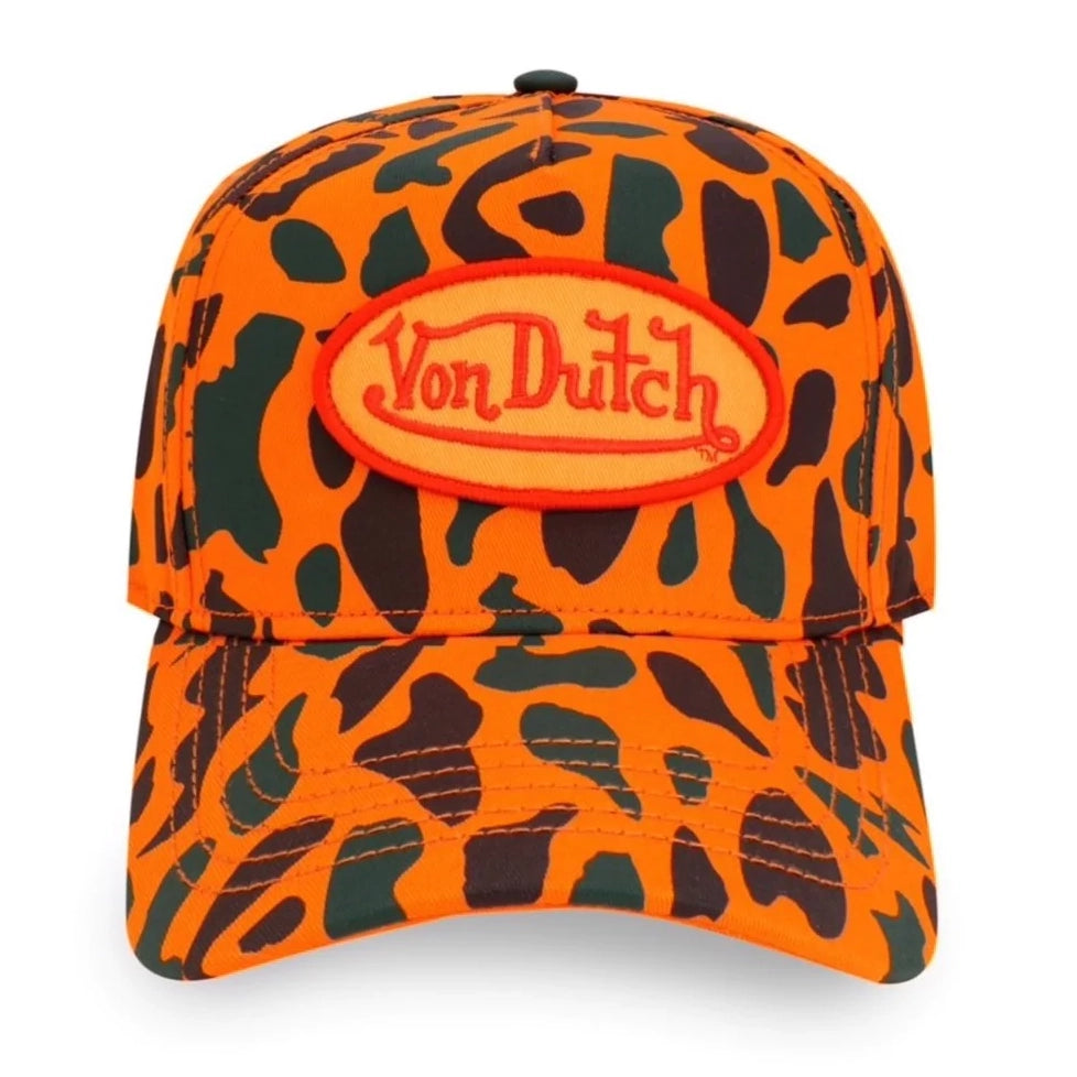 Von Dutch Camo 242 Trucker in Orange Camo – view 1 of 2