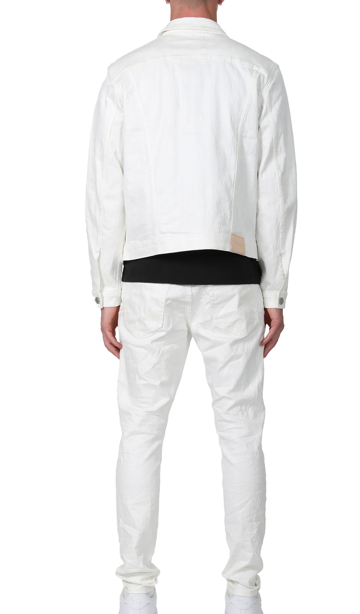 FILM MONOGRAM JACQUARD DENIM - WHITE