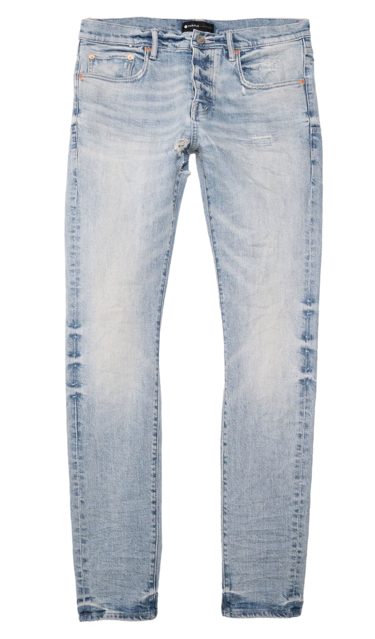 WORN LIGHT INDIGO WASH DENIM