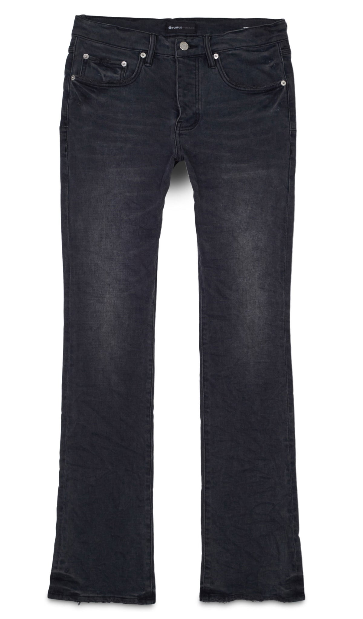 Purple Brand Washed Dark Grey Bootcut Denim in washed dark grey – view 1 of 2