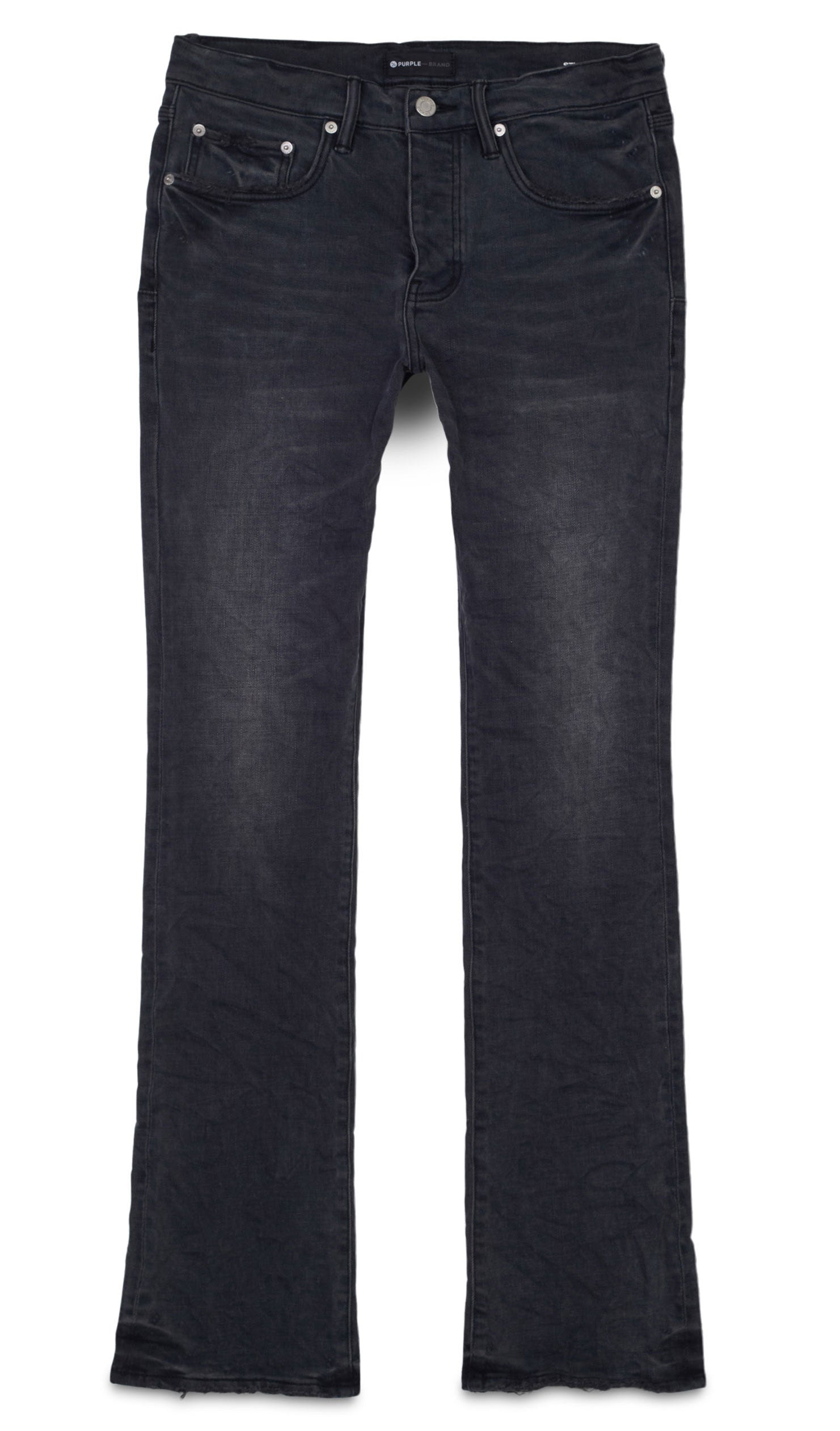 WASHED DARK GREY BOOTCUT DENIM