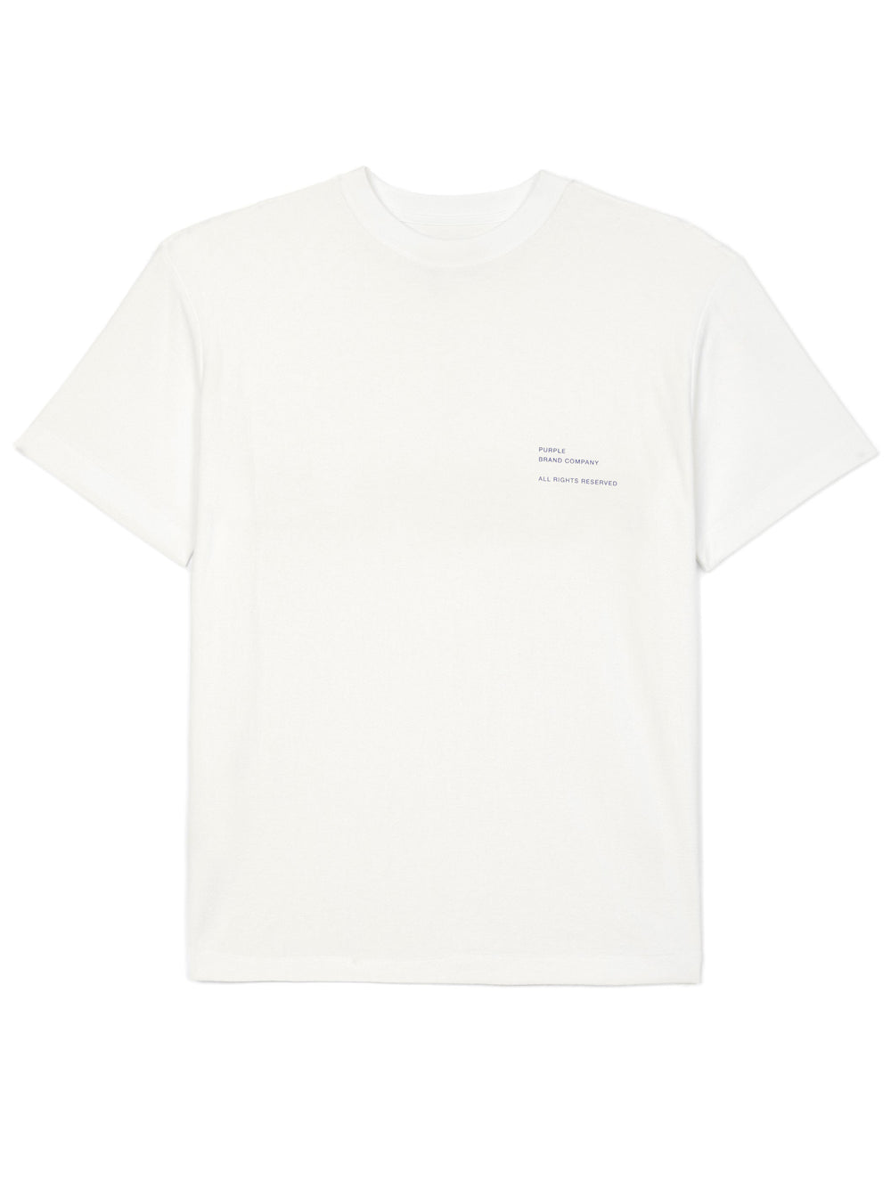 TEXTURED JERSEY SS TEE - WORDMARK COCONUT MILK