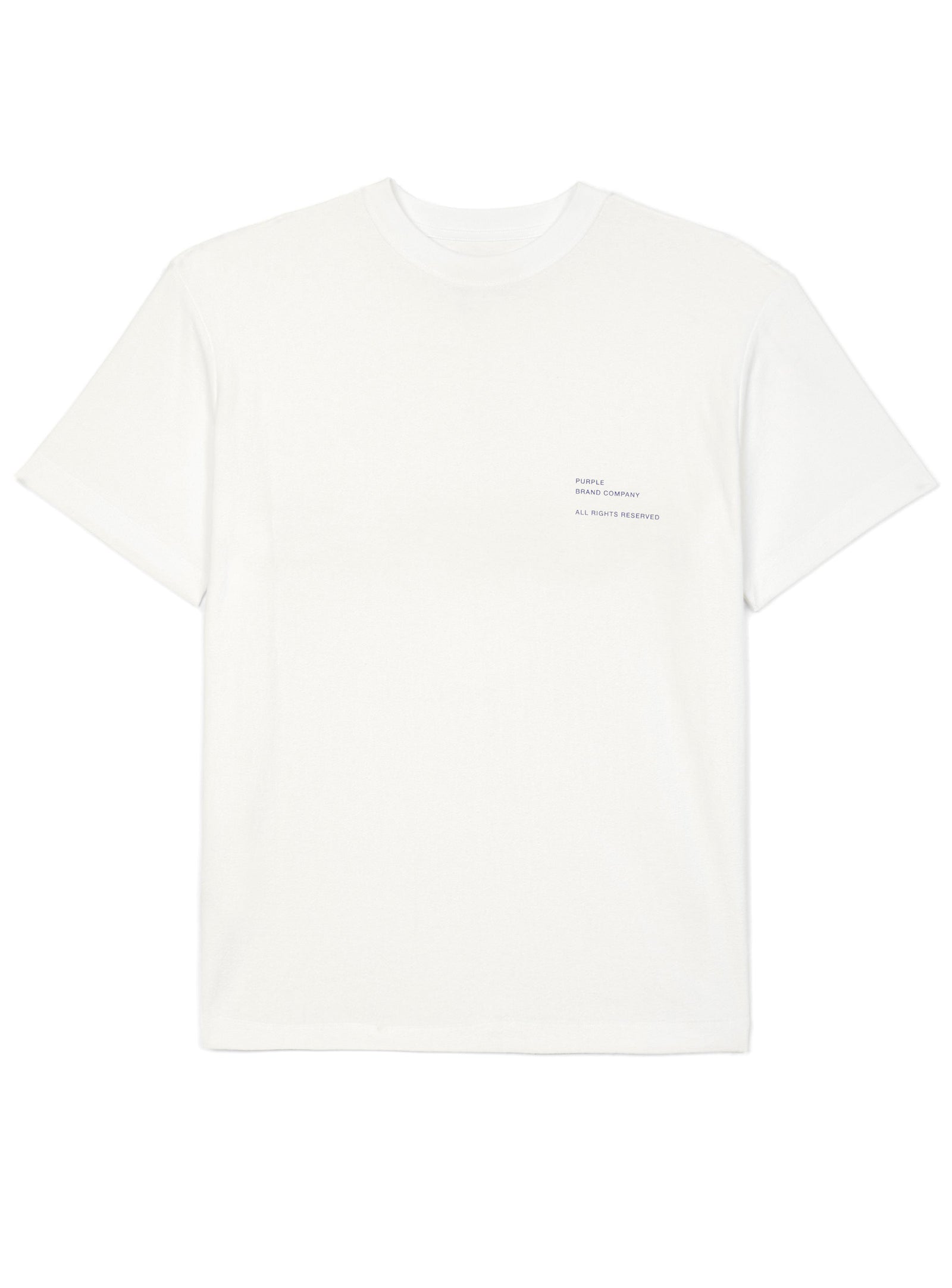 TEXTURED JERSEY SS TEE - WORDMARK COCONUT MILK