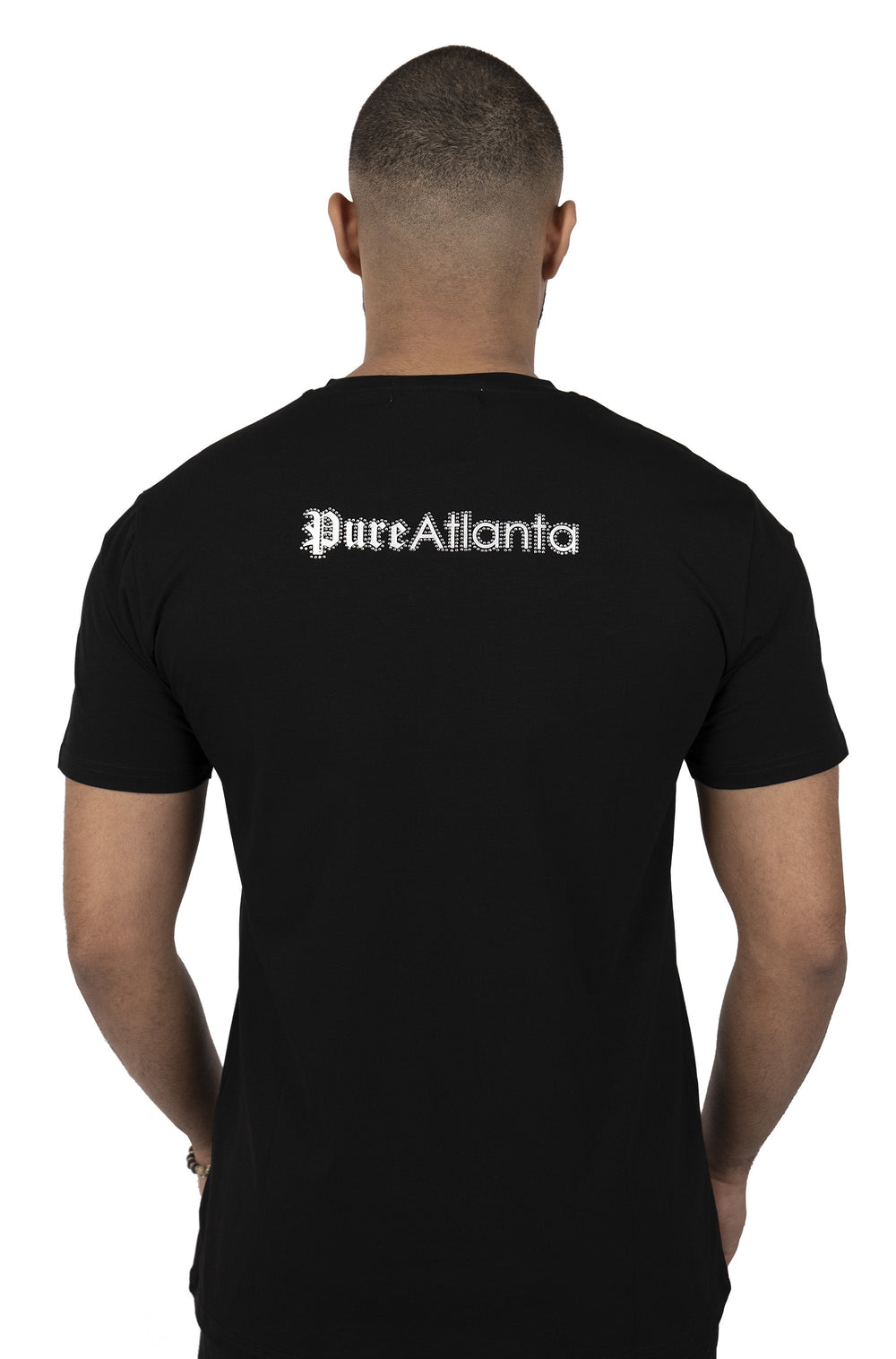 Logo Tee with Diamond Pure Logo in black/silver – view 3 of 4