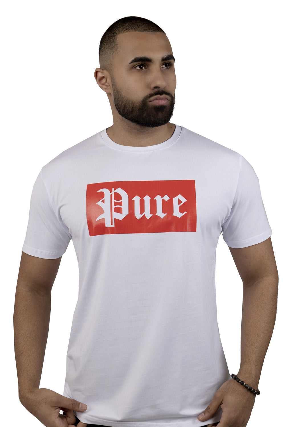 Stretch Pure Tee in white – view 2 of 7