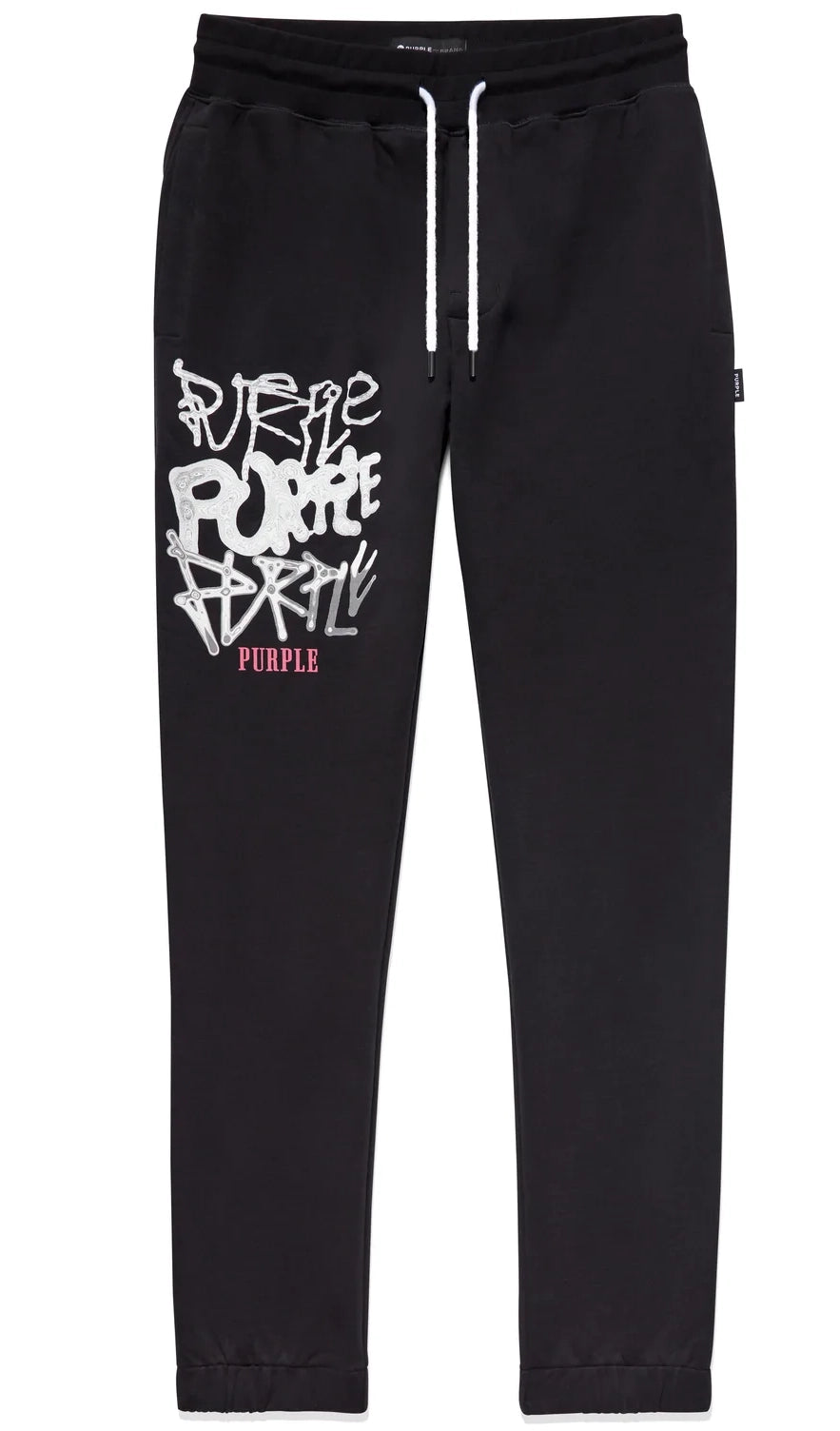 FRENCH TERRY SWEATPANT DISTORTED BLACK BEAUTY