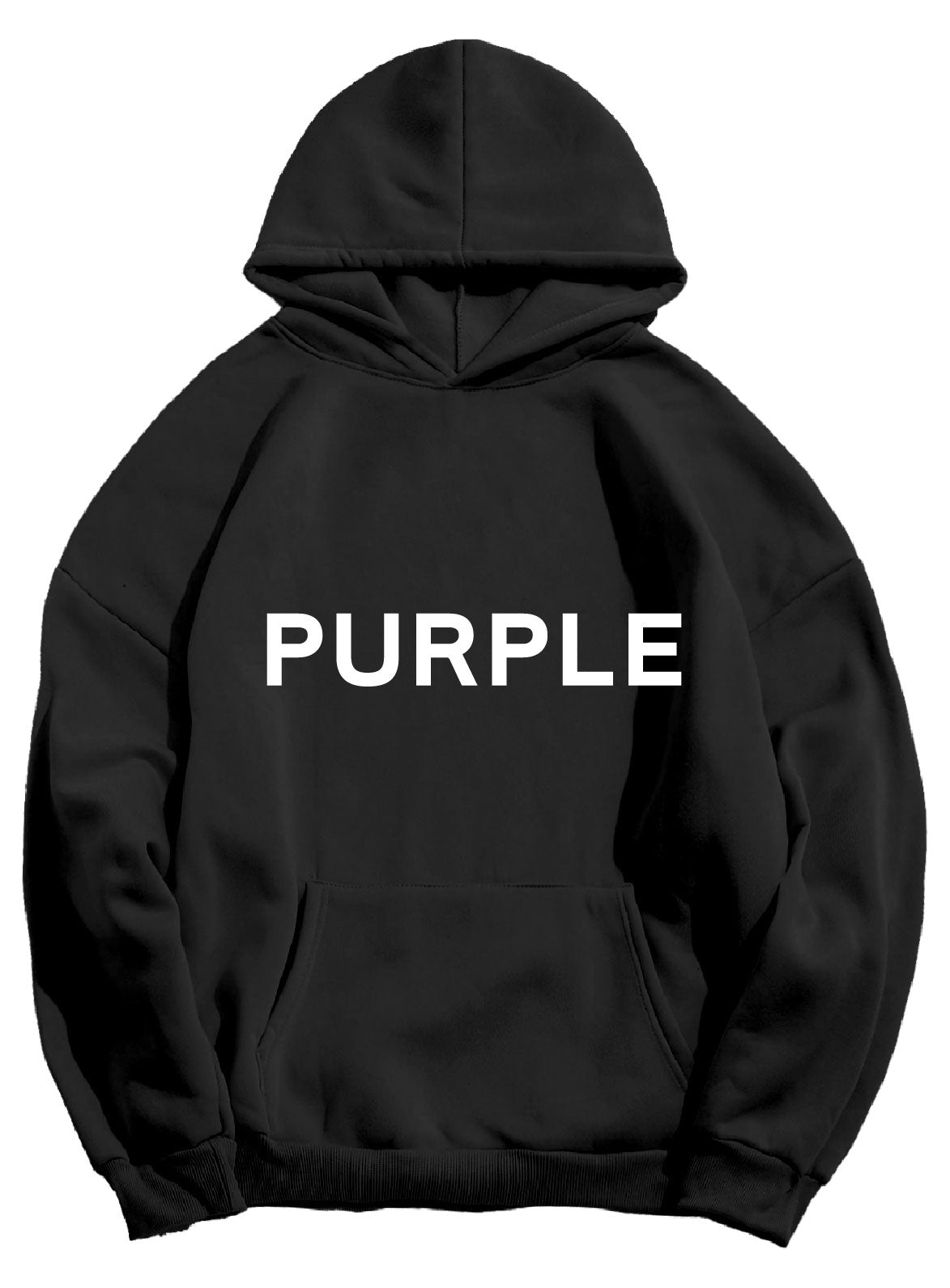 FRENCH TERRY PO HOODY - BLACK BEAUTY