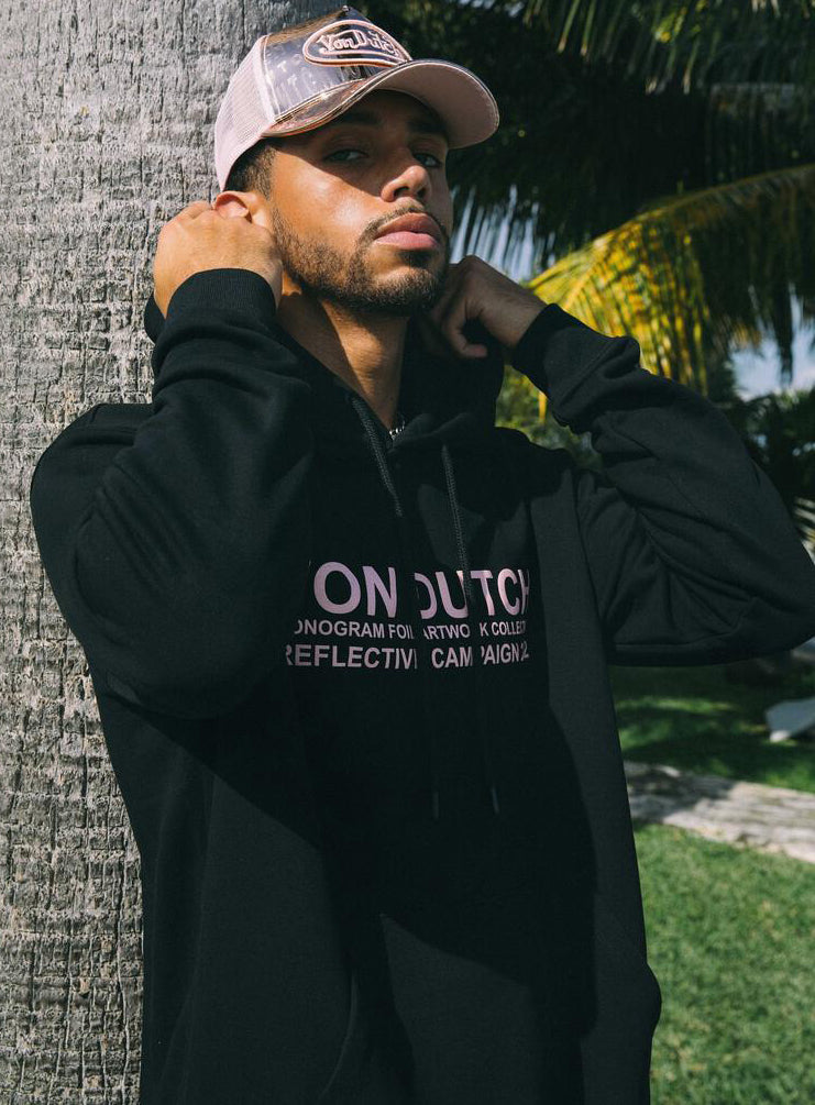REFLECTION HOODIE - BLACK