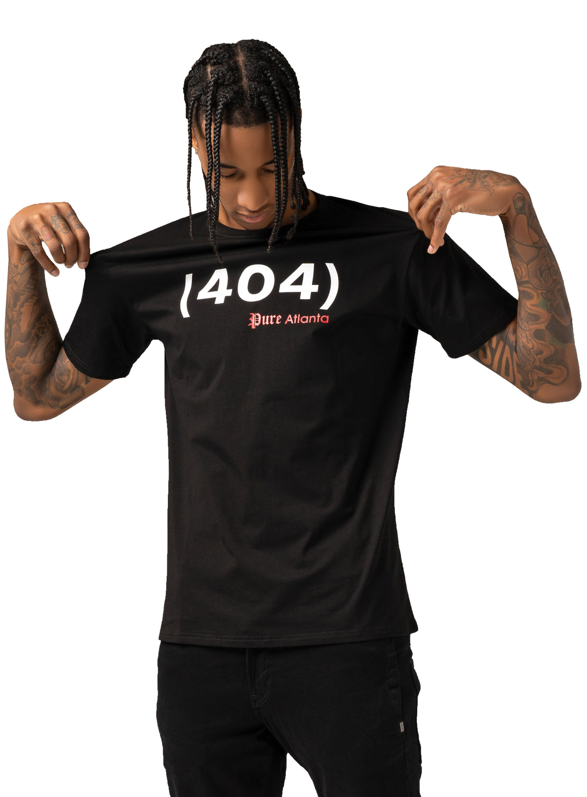 Pure Parenthesis 404 Tee Shirt in black – view 1 of 5
