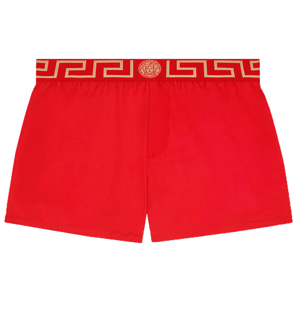 SWIM SHORT BOXER-RED