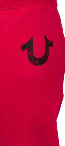 True Religion Pride Sweatpants in ruby red – view 3 of 5