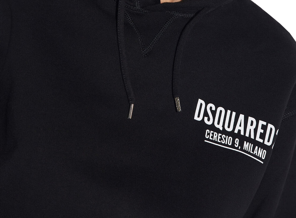 DSQUARED2 Ceresio9 Cool Hoodie in black – view 3 of 3