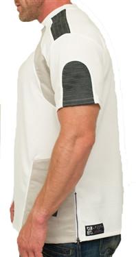 Star Status Tee (White/Grey/Olive)