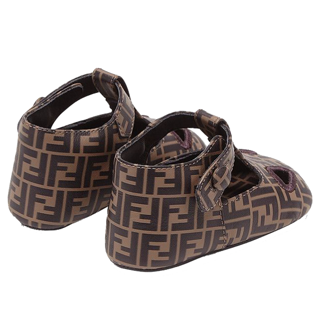 Baby allover print Crib Shoes