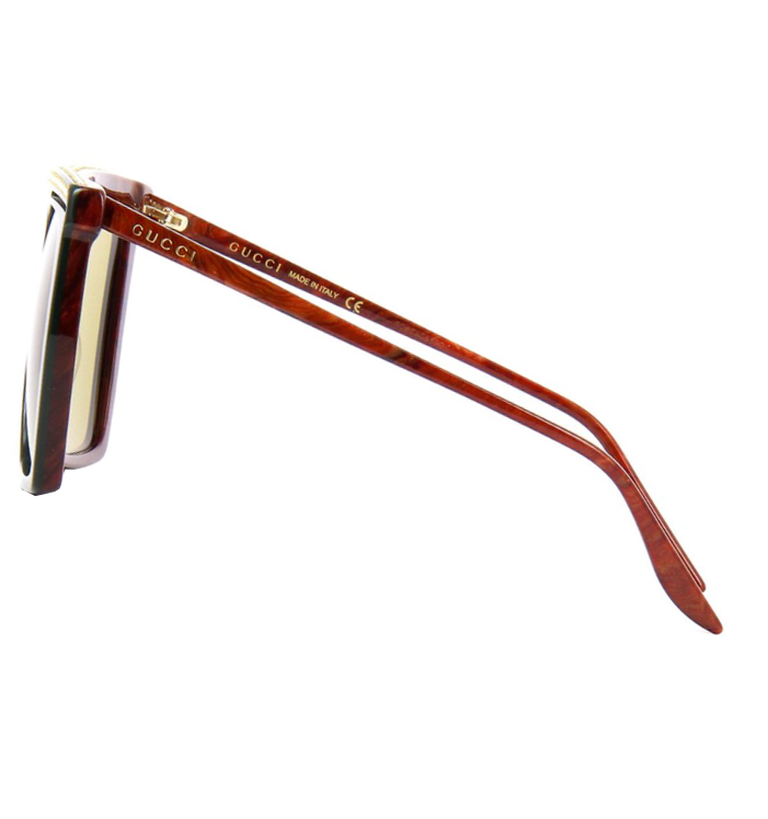 Oversized Square Frame W/ GG logo Green