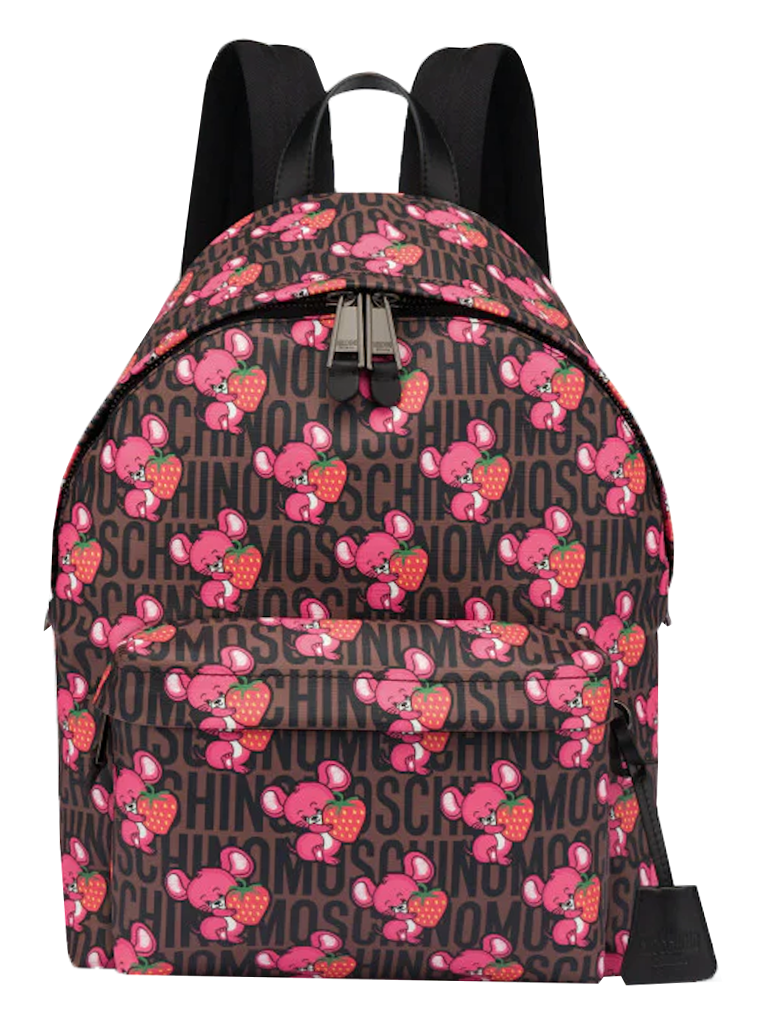MOSCHINO ILLUSTRATED ANIMALS BACKPACK
