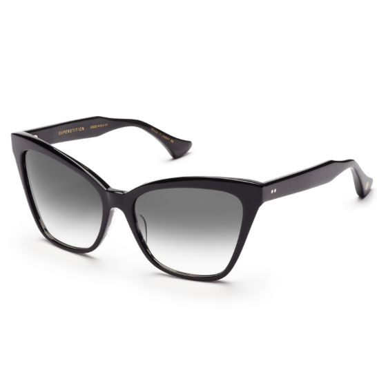 DITA Superstition sunglasses in black swirl with dark grey gradient lenses – view 2 of 2