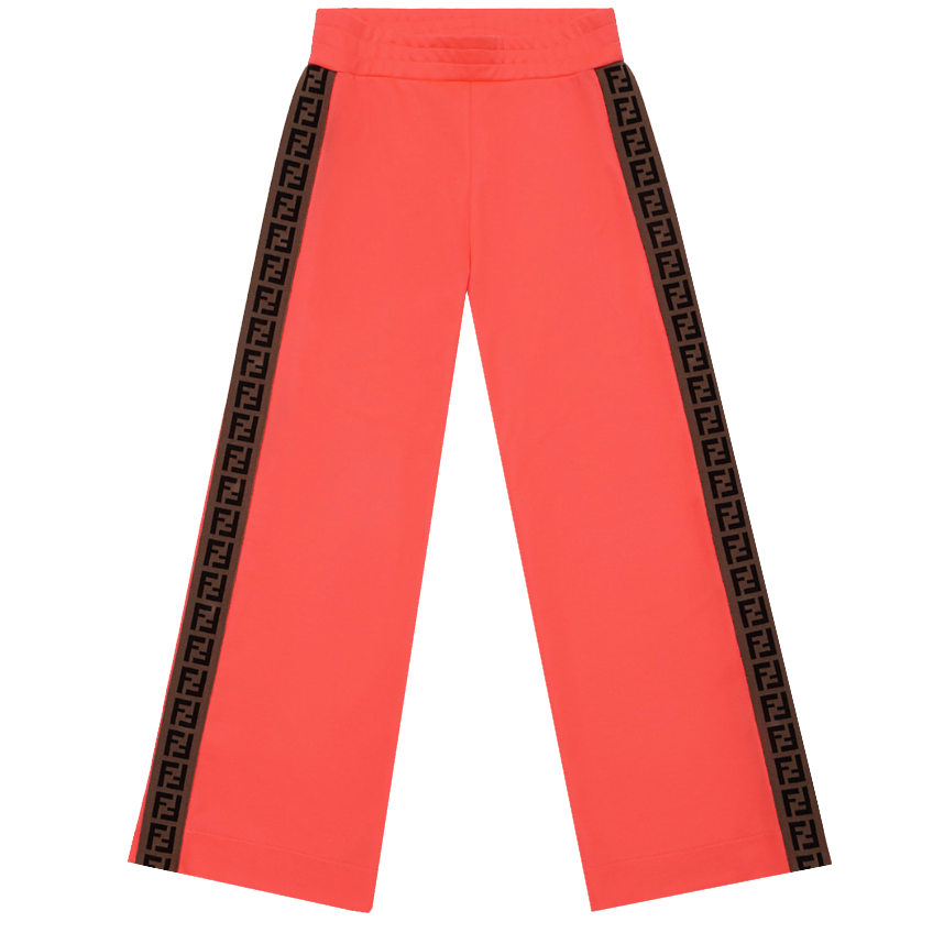 Fendi Girls Snap Track Pants