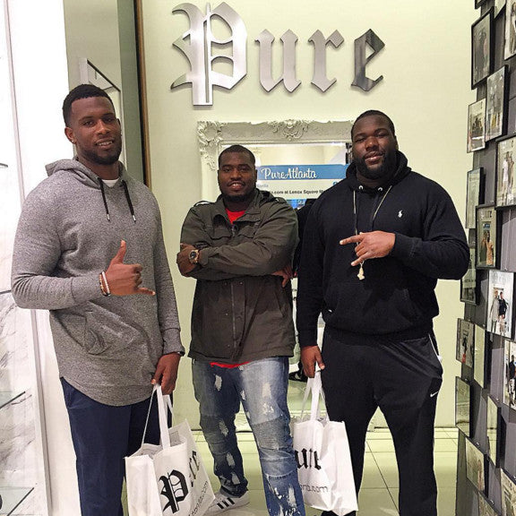 VIP Tevin Westbrook with Derrick Lott & Quinton Spain, NFL